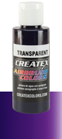 Createx Airbrush Colors Transparent Violet 2oz (60ml)
