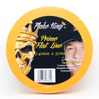 Flake King Prime Flat Line Orange Tape 24mm x 50m