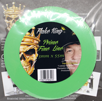 Flake King Prime Green Flex Fine Line Tape 3mm x 55m