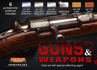 LifeColor Guns and Weapons Set (22ml x 6)
