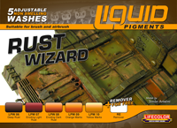 Lifecolor Liquid Pigments Rust Wizard set