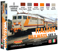 LifeColor Italian Railways Set 2 (22ml x 6)