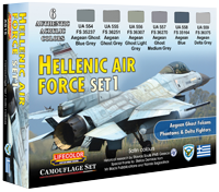 LifeColor Hellenic Air Force Set 1 (22ml x6)