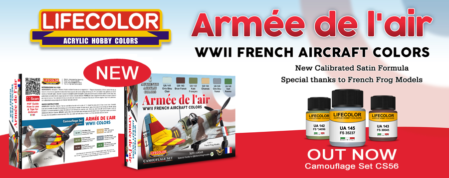 Lifecolor WWII French Aircraft Set